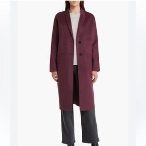 Nordstrom Signature Wool/Cashmere Blend Coat NWT Large